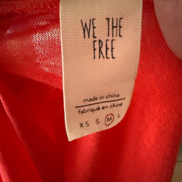 We The Free Sleeveless Tiered Hem V-Neck Tank Top M - Picture 6 of 7